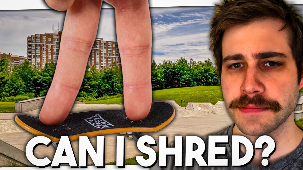 My First Time Fingerboarding...