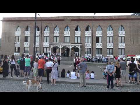 საერთაშორისო ფოლკლორი ყვარლის მერიის წინ