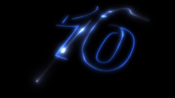 Numbers • Free Infinite Loop Motion Graphics