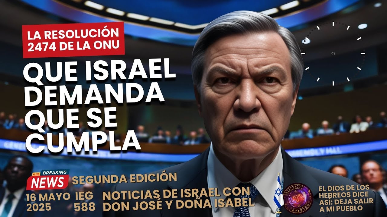 NOTICIAS DE ISRAEL | LA RESOLUCIÓN DE LA ONU QUE ISRAEL DEMANDA QUE SE CUMPLA 