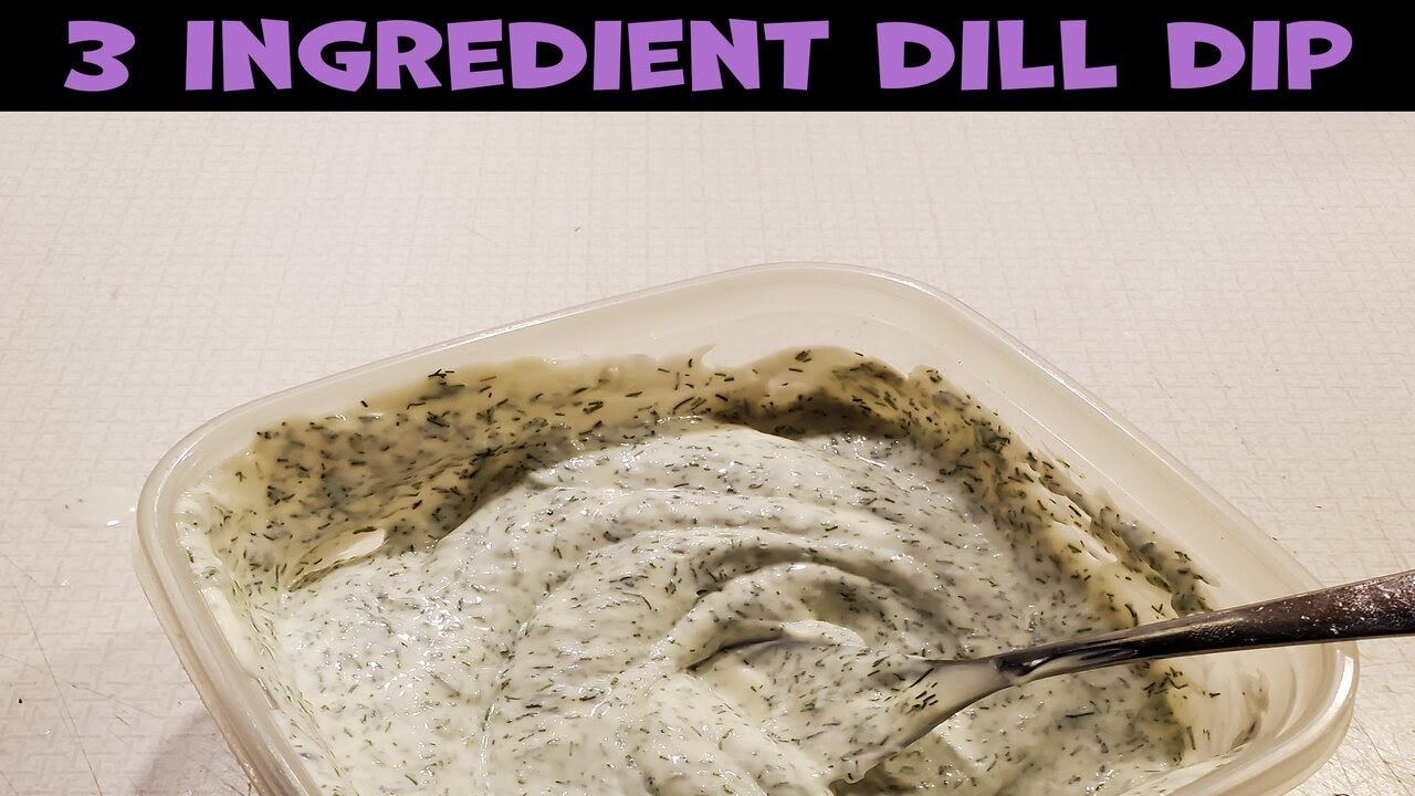 Easy 3 ingredient Dill Dip