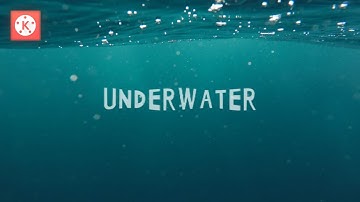 UNDERWATER TEXT EFFECT IN KINEMASTER || SUNNY EDITS