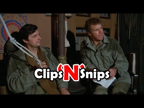 M*A*S*H: "I'll stop selling tickets to your shower day."