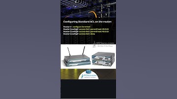 Cisco Standard ACL Configuration Example |  CCNA 200-301 | IPCisco.com #ccna #networksecurity #acl
