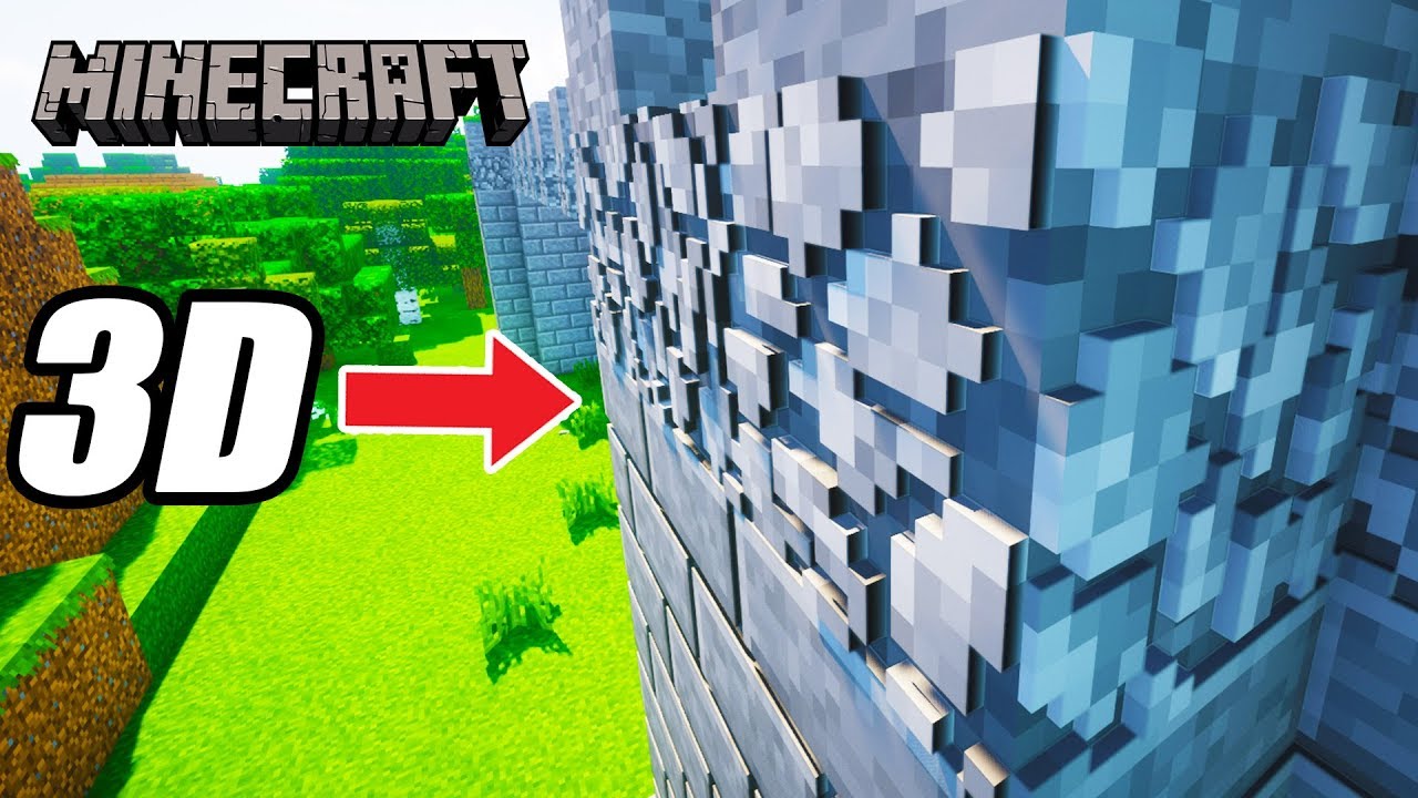 Minecraft 1 14 3d Blocks Texture Pack Default 3d Resource Pack Youtube