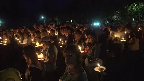 Turning Point USA CMU chapter holds candlelight vigil for Charlie Kirk
