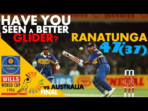 Delicate Arjuna Ranatunga 47* Glided Sri Lanka To World Cup Triumph In 1996