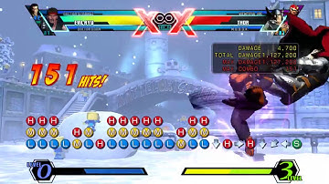 [UMVC3] Evil Ryu 1 bar start Thor kill