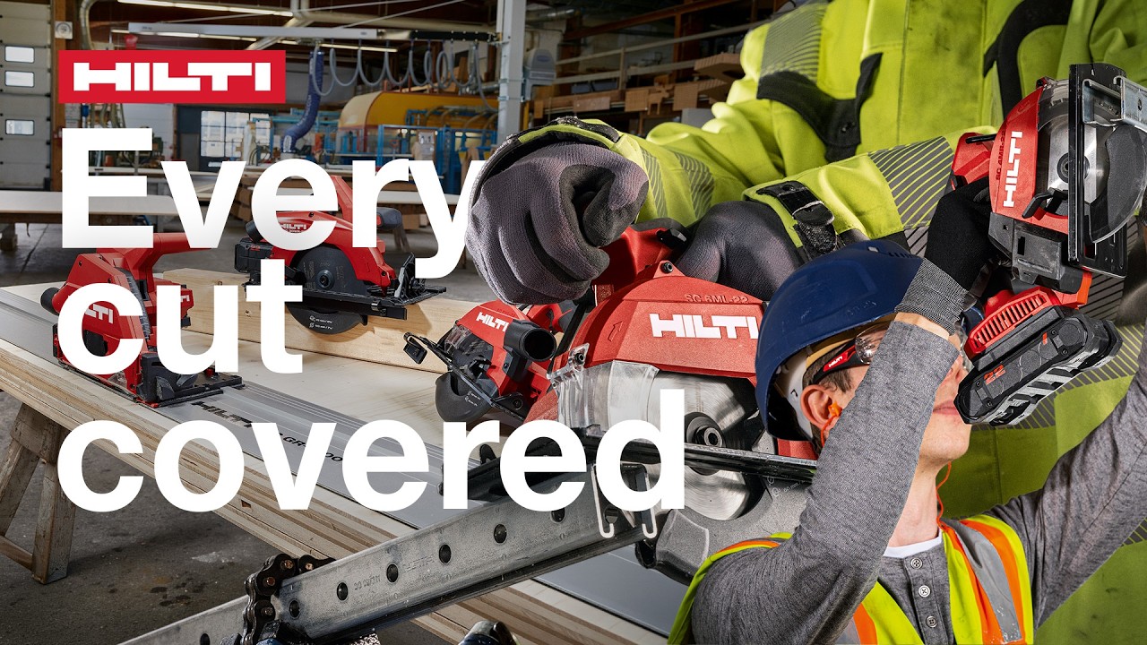 More From Every Cut: Hilti Cordless Circular Saws
