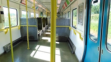 On Board an Irish Rail 8520 Class Dart Train - Shankill to Bray