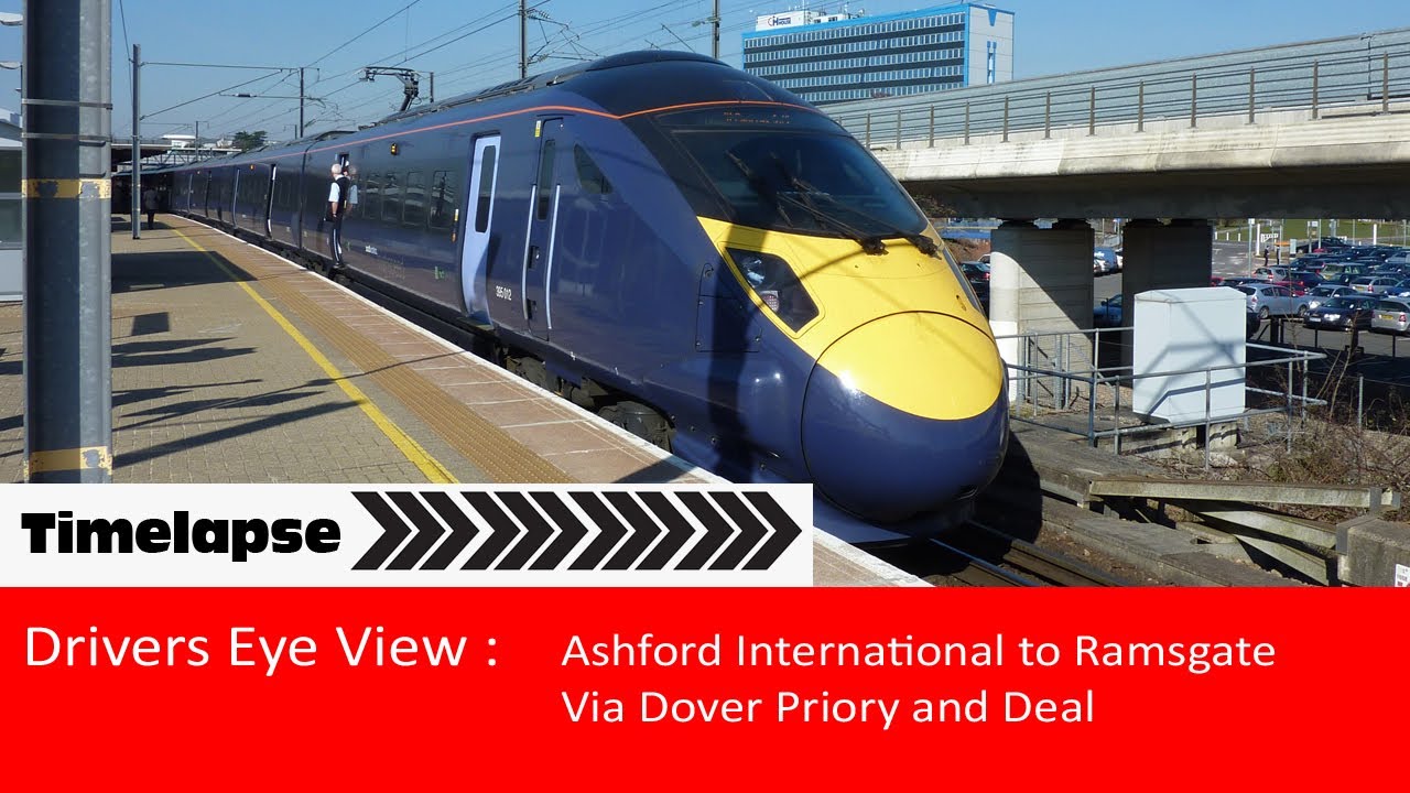 Drivers Eye View (Cab Ride) : Ashford International to Ramsgate via Dover Priory and Deal