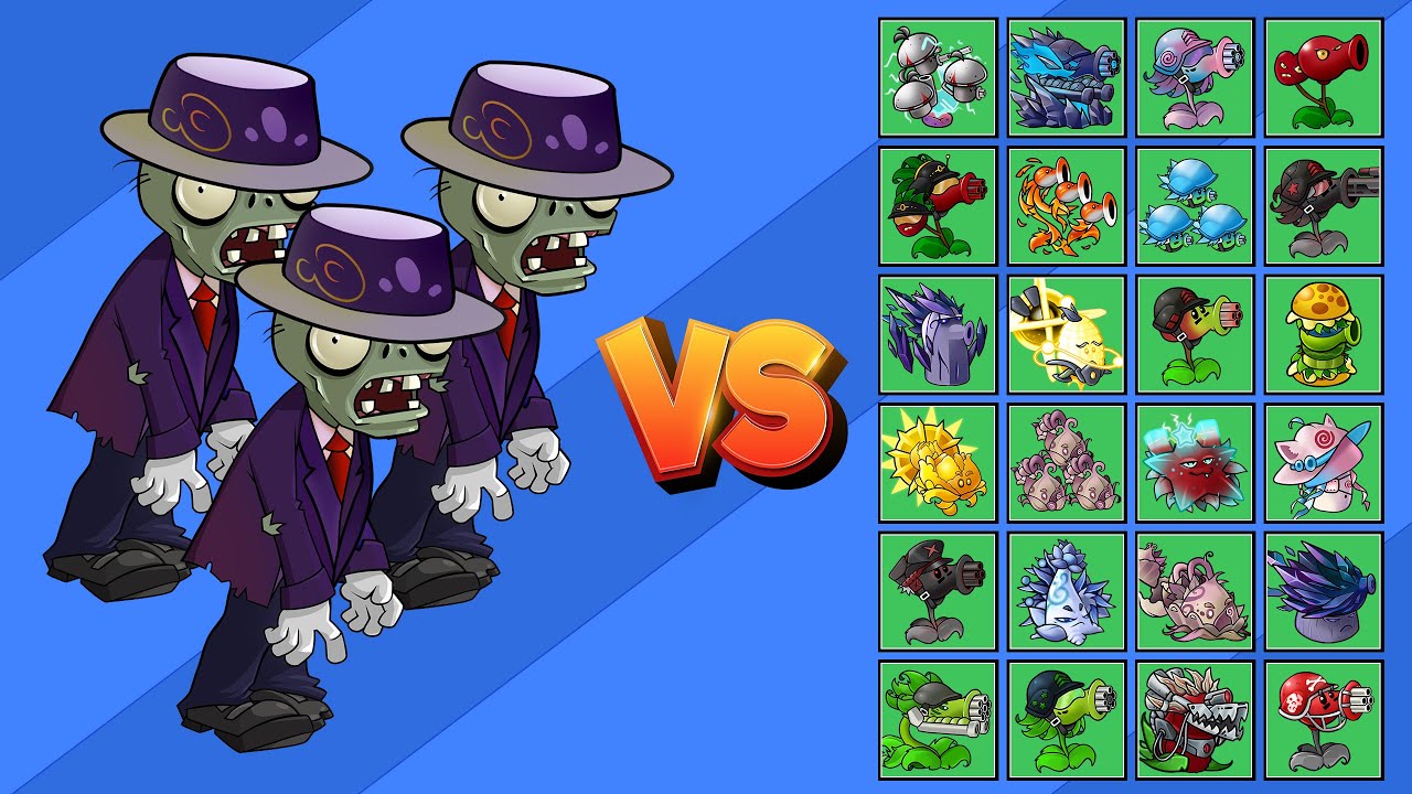 3 ZOMBIS MAGO vs TODAS LAS PLANTAS FUSIONADAS | PvZ Fusion ADD-ON