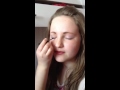 Jasmins make-up tutorial on her best friend Emmie