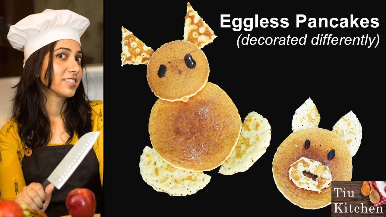 Pancake I eggless pancake I fluffy pancakes I how to make easy pancakes