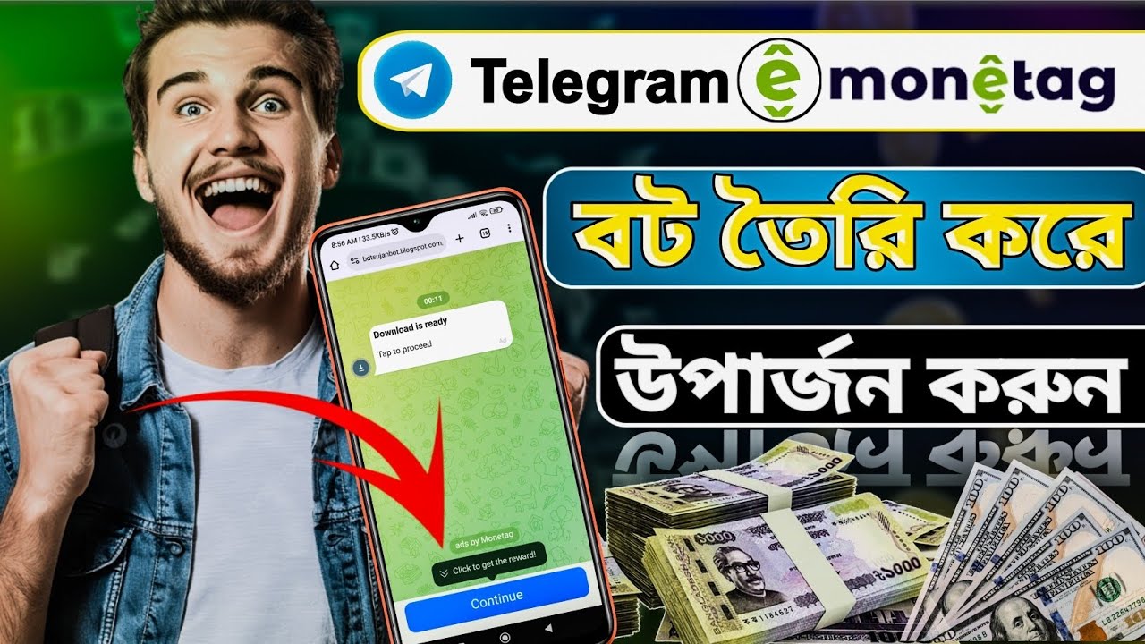 ⁣How to Create Telegram bot | Monetag | Blogger | htem Code| Telegram Mini Apps