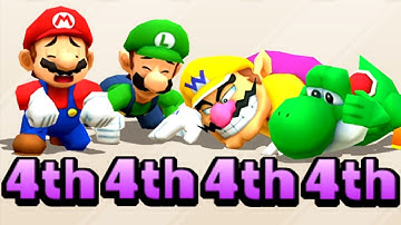 Mario Party The Top 100 - All Characters Losing Animations