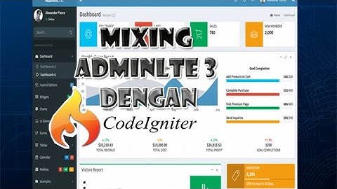 01. Cara Install Template AdminLTE Di Codeigniter 4