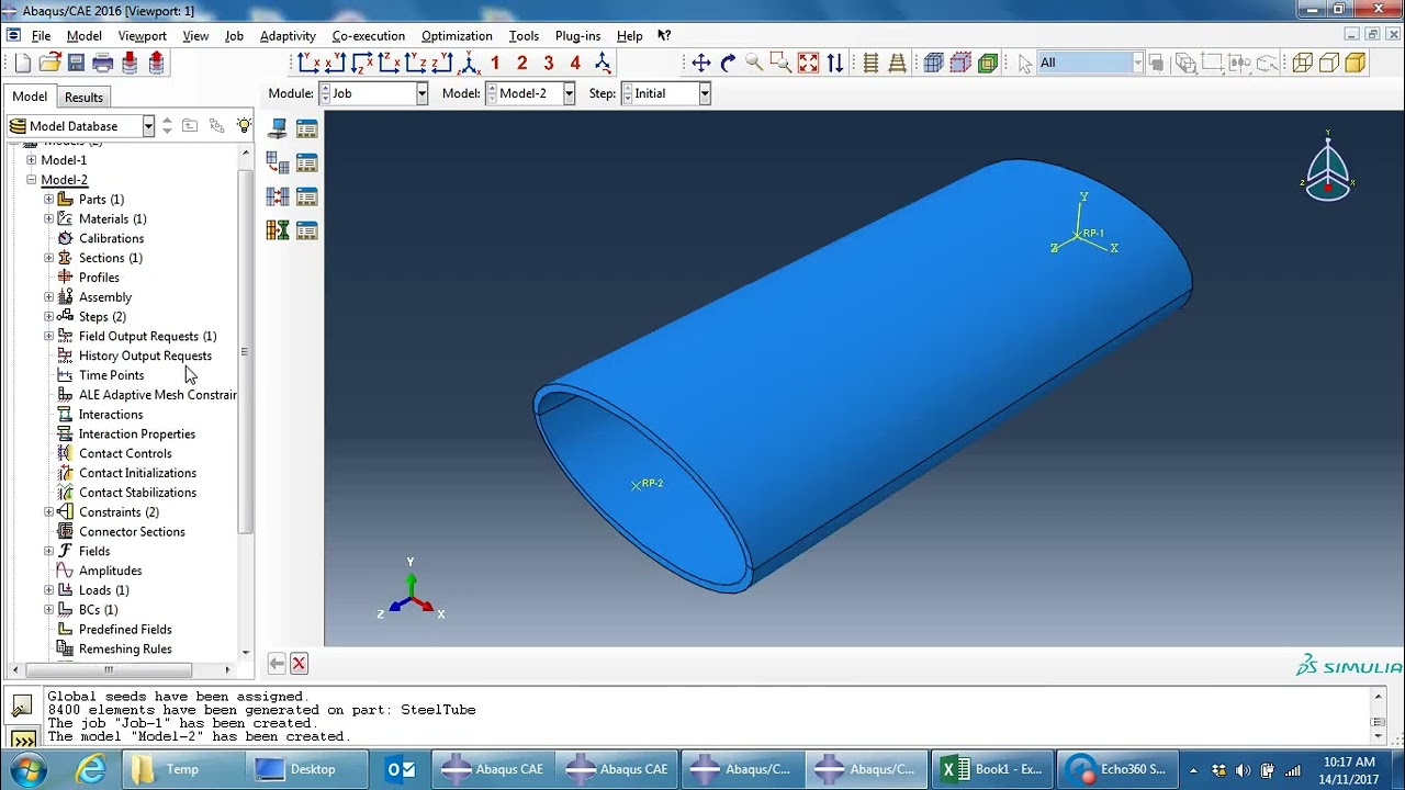 Abaqus Concrete Filled Steel Tubular Columns
