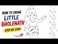 Easy Lord Shiva Drawing | Bholenath Pencil Art
