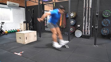Seated Box Broad Jump | Plyometric | Strength and Conditioning Exercises