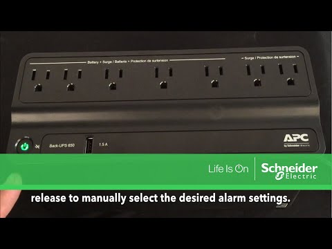 Configuring Audible On-Battery Alarm Settings on Back-UPS M UPS | Schneider Electric Support