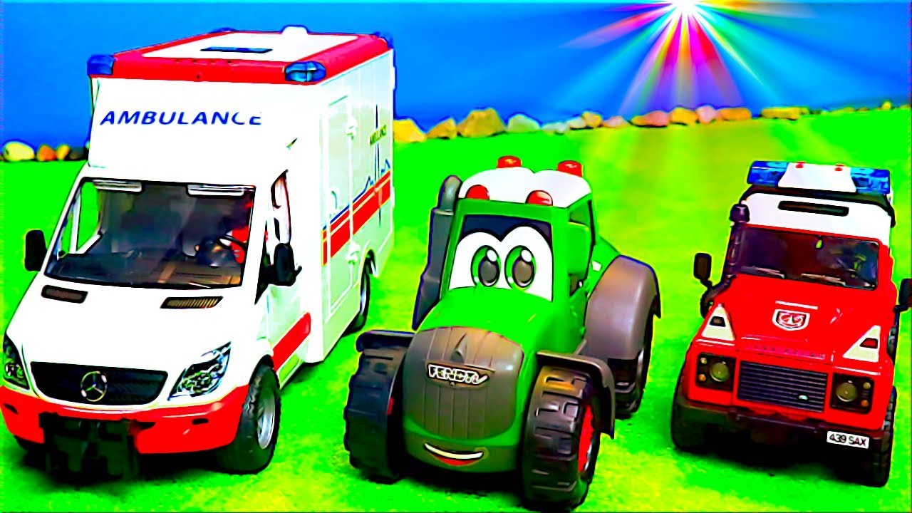 Bruder Spielwaren, Feuerwehr & Polizei, Traktor Kinder & Dickie Toys,  Spielzeug 2019, 3 in 1 Buendle - YouTube