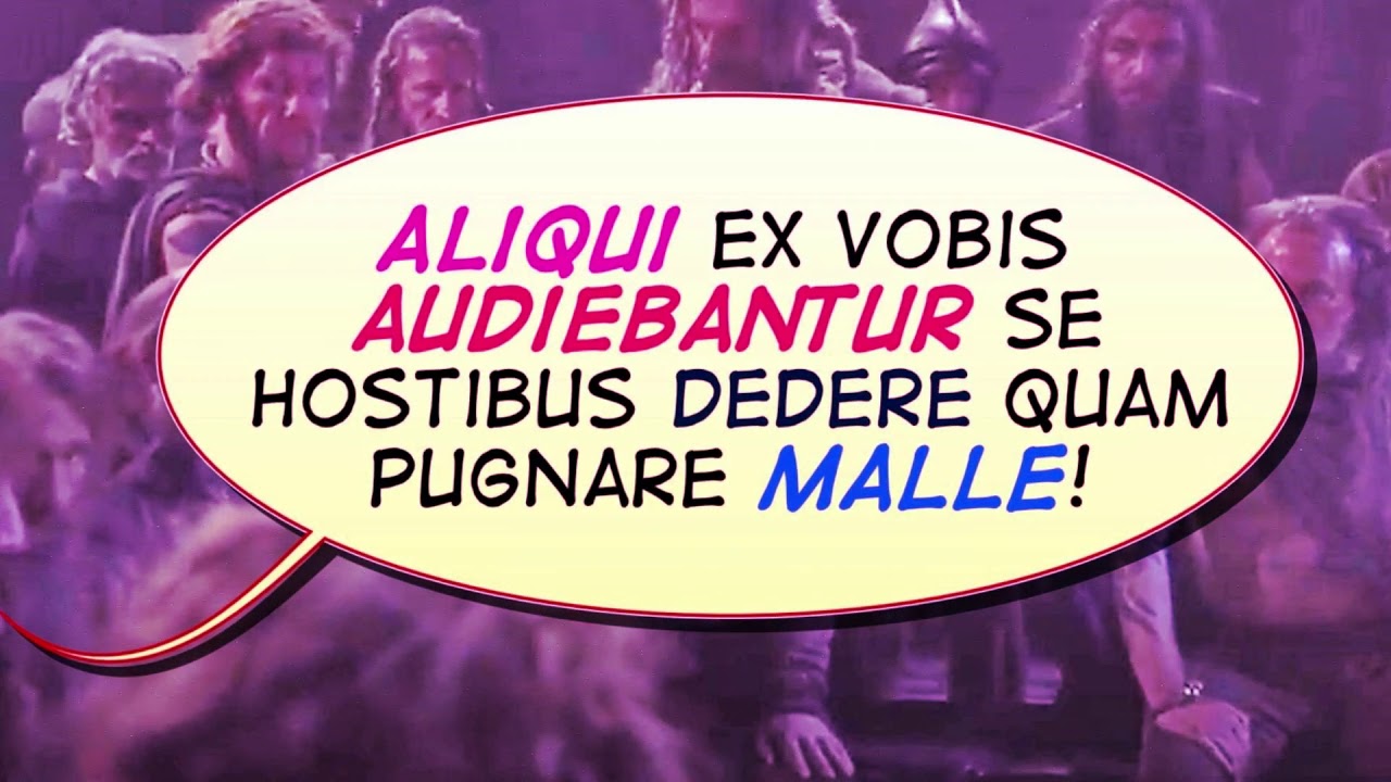 Il discorso di Critognato (prima parte) - YouTube