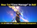 How to time manage in hoh solo on war  f61100  live tutorial  608  angelus demonus