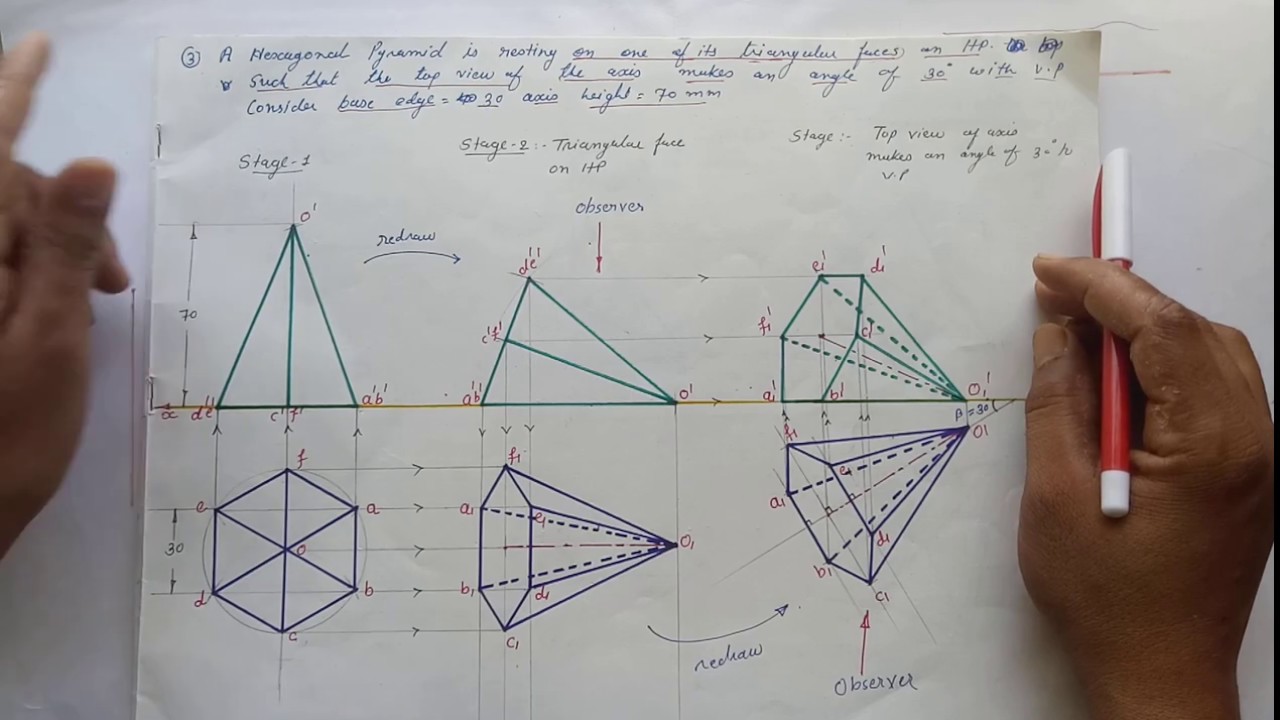 Projections of Solids Session_4 - YouTube