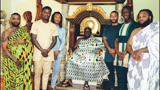 Asantehene responses to Memphis Depay…. on his visit to Kumasi