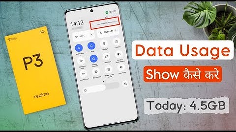Enable Daily Data Usage in Realme P3 / Realme P3 Data Usage Settings