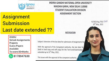 IGNOU Assignment Last date extended Level Up Learning Simran Gumber
