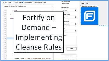 Fortify on Demand - Implementing Cleanse Rules (Reducing False Positives)
