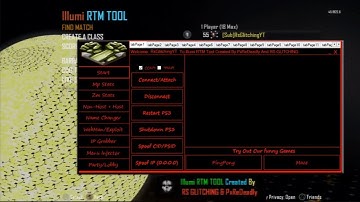 [PS3/BO2] Illumi RTM TOOL #3 (Fake Lvl, IP Grabber, IP Spoofer, Exploit, Gsc Injector, + more)