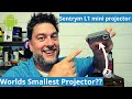 Worlds smallest projector? Sentrym L1 mini projector. Portable projector review. [323]