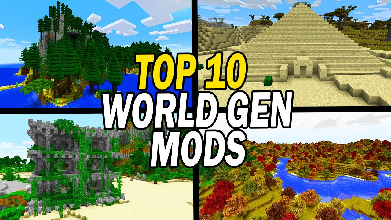 Top 10 Minecraft World Generation Mods - YouTube