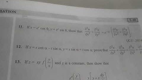 chapter 5 partial differentiation Exercise 5.3 question 13 to 15 lecture (28)