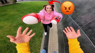 ESCAPING CRAZY BOXING GIRL (Funny ParkourPOV Christmas) by Dumitru Comanac 795,561 views 5 months ago 4 minutes, 24 seconds