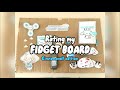 Rating my fidget board - Cinnamoroll edition 💙 | ASMR