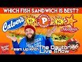 Fast Food Fish Sandwich Review | Popeyes VS Culver’s VS Hardee’s | Collab w/ Dayton Live