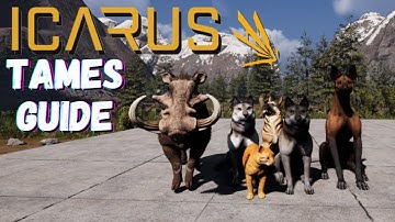 Complete Icarus Tame Guide – Hoe je alle huisdieren krijgt en gebruikt (wolven, honden, wilde zwi...
