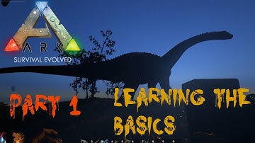 Ark:Survival Evolved Gameplay-Part 1:Learning The Basics(Early Access)