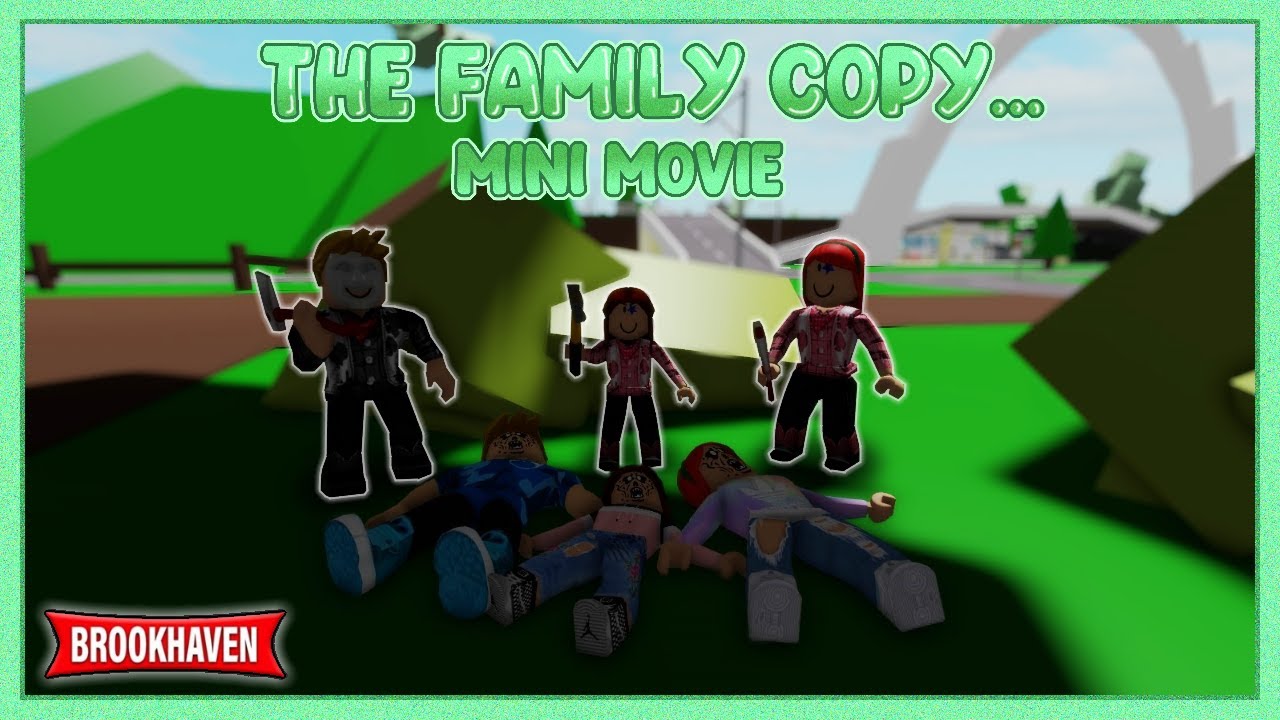The "Family Copy" 😨 - Brookhaven Mini Movie RP // Hxyila