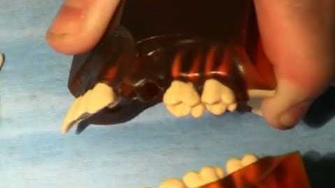 Extraction of teeth on a model