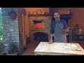 How to stretch pizza dough  at our farmhouse in italy