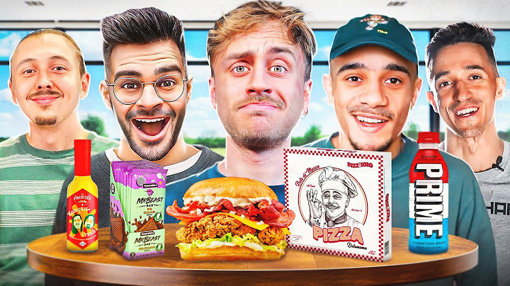 Je teste les MARQUES des YOUTUBEURS 🤔 (Mister V, FastGoodCuisine, Gurky…)