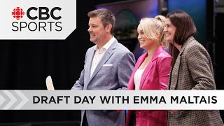 PWHL Draft Day with Emma Maltais | CBC Sports