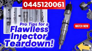 【8-4】ISLe QSL9 0445120061 Injector Disassembly – Step By Step Teardown!