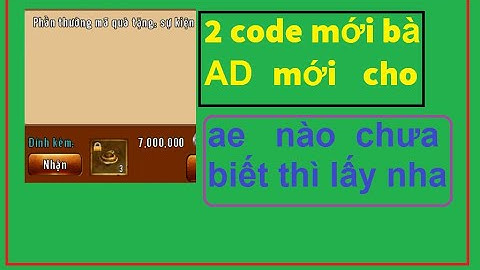 ADMIN vừa phát 2 code mới có nhiều bạc khóa và XÍCH LINH CHI | Làng Lá Phiêu Lưu Ký - HTC game