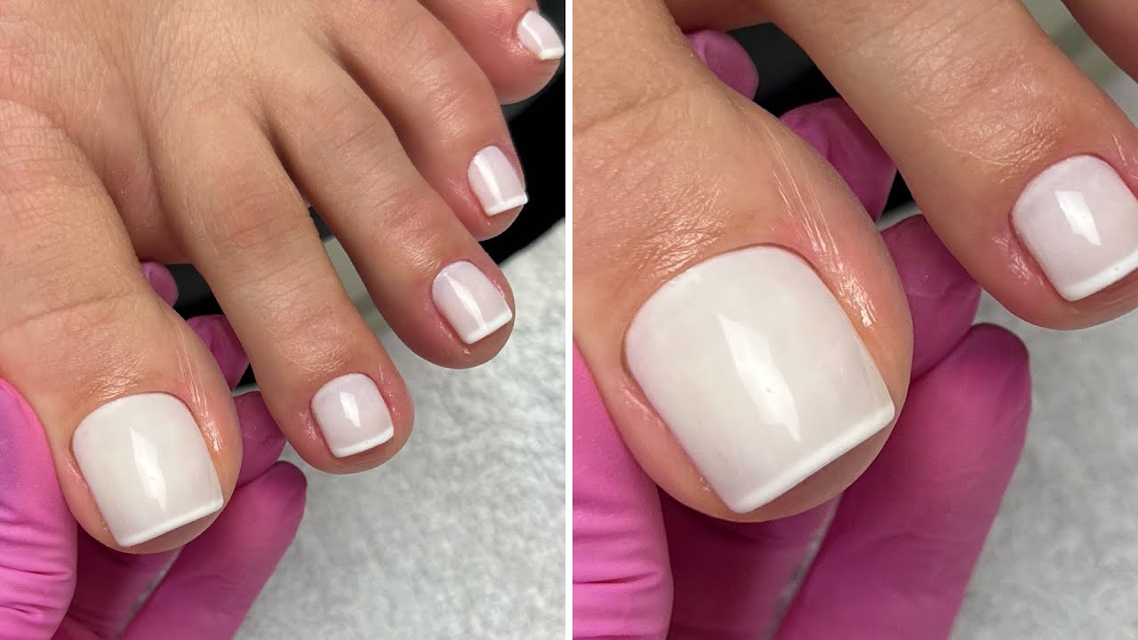 PASSO A PASSO | FRANCESINHA NAS UNHAS DOS PÉS